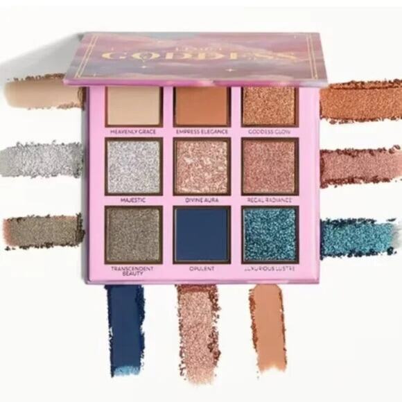 Eloise Beauty Goddess Eyeshadow Palette With 9 Highly Pigmented Shades & Mirror - Picture 1 of 6